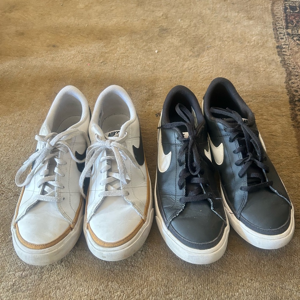 Nike Dual Pack White and Black Sneakers